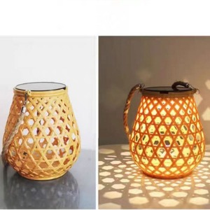 <b>Solar</b> <b>Garden</b> Light Outdoor Courtyard <b>Lantern</b> Imitation Bamboo <b>Solar</b> Powered Automatic On Off 6-12 Hours Continuous Lighting - Product Image 2