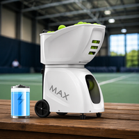 Machine à balles de tennis PUSUN, entraîneur intelligent, lanceur de padel, design portable, contrôle par application, télécommande pour les professionnels