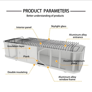 Nhà Máy bán hàng trực tiếp ngoài trời <span class=keywords><strong>2025</strong></span> mới Nhôm không gian Viên Nang Nhà/khách sạn/nhà không gian viên nang di động tích hợp nhà di động - Product Image 5
