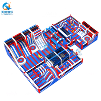 Parc d'attractions gonflable géant Corgi pour intérieur et extérieur, aire de jeux pour enfants avec trampoline, PVC de qualité commerciale, 30x30m, 1000kg, Château
