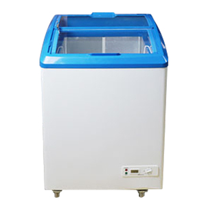 Refrigerador Comercial de Dos Puertas con Cesta Superior Abierta, Vitrina Refrigerada para Helados, Congelador Rápido de 40°C - Product Image 2