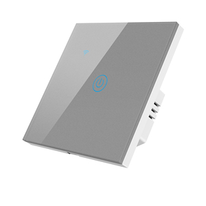 Interrupteur mural intelligent Wi-Fi EU 1Gang <span class=keywords><strong>ESP8266</strong></span> pour la maison, contrôle tactile en verre, compatible Alexa - Product Image 4