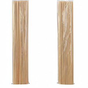 Palitos <span class=keywords><strong>de</strong></span> Madera Redondos Grandes <span class=keywords><strong>de</strong></span> Bambú Ecológicos <span class=keywords><strong>de</strong></span> Primera Calidad, Lisos y Rectos, <span class=keywords><strong>de</strong></span> 9 mm y 100 cm, para Barbacoa - Product Image 3