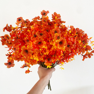Hierba verde artificial eucalipto Rosa Gypsophila Calla flores de lirio para boda y decoración del hogar para la decoración de la Mesa de la sala de estar - Product Image 1
