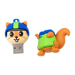 Clés USB 2.0 3.0 Animaux Écureuil Renard Saped Pendrive 1 Go 2 Go 4 Go 8 Go 16 Go 32 Go 64 Go 128 Go Clé USB avec logo - Product Image 1