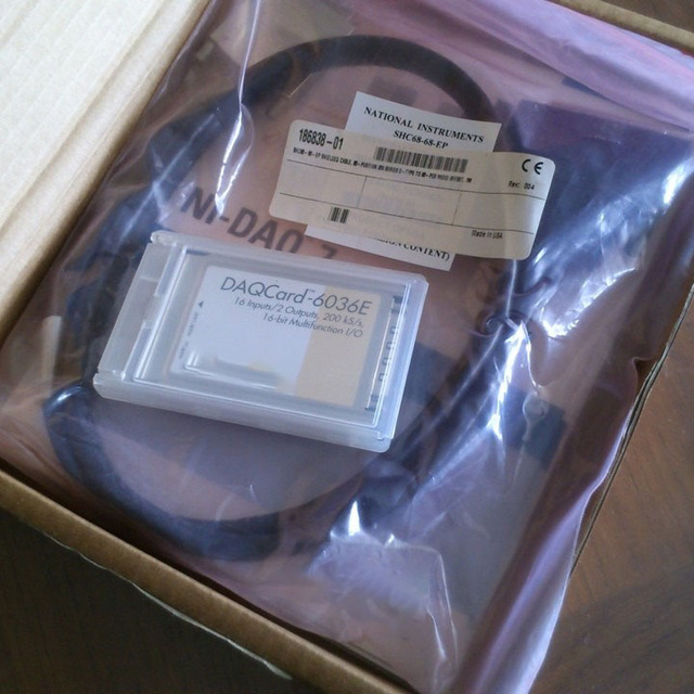 OEM / ODM National Instruments DAQCard-6036E NI DAQ Card PCMCIA with Cable Easy Installation