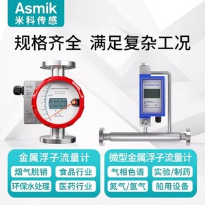 Medidor de Flujo de Área Variable Asmik de Acero Inoxidable 316L para Agua, Gas y Líquidos con Conexión de Brida - Product Image 5