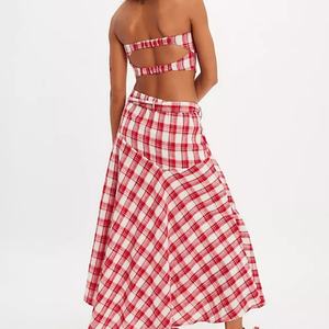 Vente en gros OEM – Nouvel ensemble décontracté deux pièces sexy pour femme (jupe et haut) grande taille – Collection été - Product Image 4