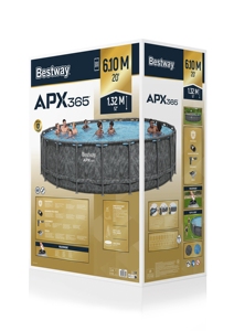 <span class=keywords><strong>Filtre</strong></span> à <span class=keywords><strong>sable</strong></span> pour <span class=keywords><strong>piscine</strong></span> hors sol en acier <span class=keywords><strong>Bestway</strong></span> 561KE 6,10 m x 1,32 m pour famille en extérieur, nouveauté 2025 - Product Image 6