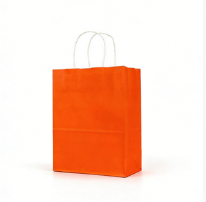 Bolsas de Papel Kraft de Alta Resistencia para Comida para Llevar de Restaurantes, Tiendas de Té con Leche, Bolsas de Papel Kraft para Empacar - Product Image 5