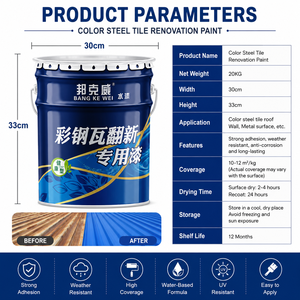 Peinture de rénovation pour toiture métallique extérieure, imperméable, résistante aux intempéries, revêtement pour tuiles en acier - Product Image 3