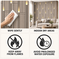 1,2x3m Graues Holz Rechteckiges Paneel-Muster Selbstklebende Tapete 2,3mm IXPE-Platten für Wohnzimmer TV-Wände