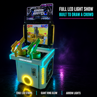 Machine d'arcade de tir à deux pistolets à monnayeur avec écran LCD pour divertissement intérieur des enfants – Simulateur de haute qualité pour deux joueurs