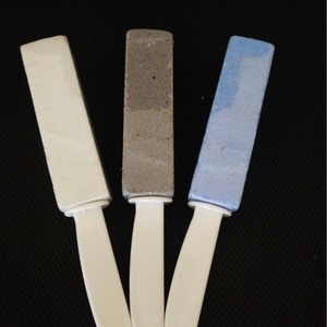 Pumice Stone Toilet <b>Brush</b> Gray Sponge Head For Bathroom Cleaning - Product Image 2