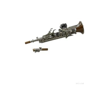 Saxofón <span class=keywords><strong>soprano</strong></span> en Si bemol, marca Eastern Music, de alto rendimiento, plateado brillante. - Product Image 3