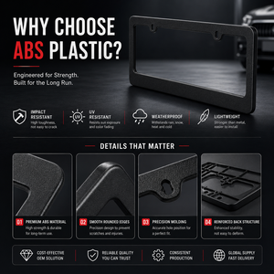 Portaplacas de Acrílico con Diseño de Anime para Porsche, de Plástico ABS, Apto para Múltiples Modelos de Vehículos - Product Image 3