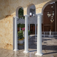 Colonne romaine en FRP décorative d'intérieur, légère et haute résistance, vente d'usine pour la décoration de la maison, piliers durables