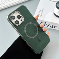 Étui de téléphone portable magnétique en cuir PU de qualité supérieure pour Samsung S26 S25 Ultra S24 FE S23 S22 Plus, housse de protection avec charge sans fil