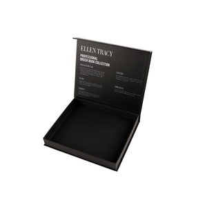 Custom Small Business MOQ Luxury Logo Printing Magnet Cardboard Rigid Black Matte Boxes Luxury Package Box For Clothing