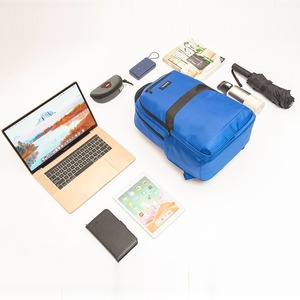 Sac à dos de randonnée, bretelles réglables, unisexe, gris, matière PU, minimaliste, multifonctionnel, léger - Product Image 6
