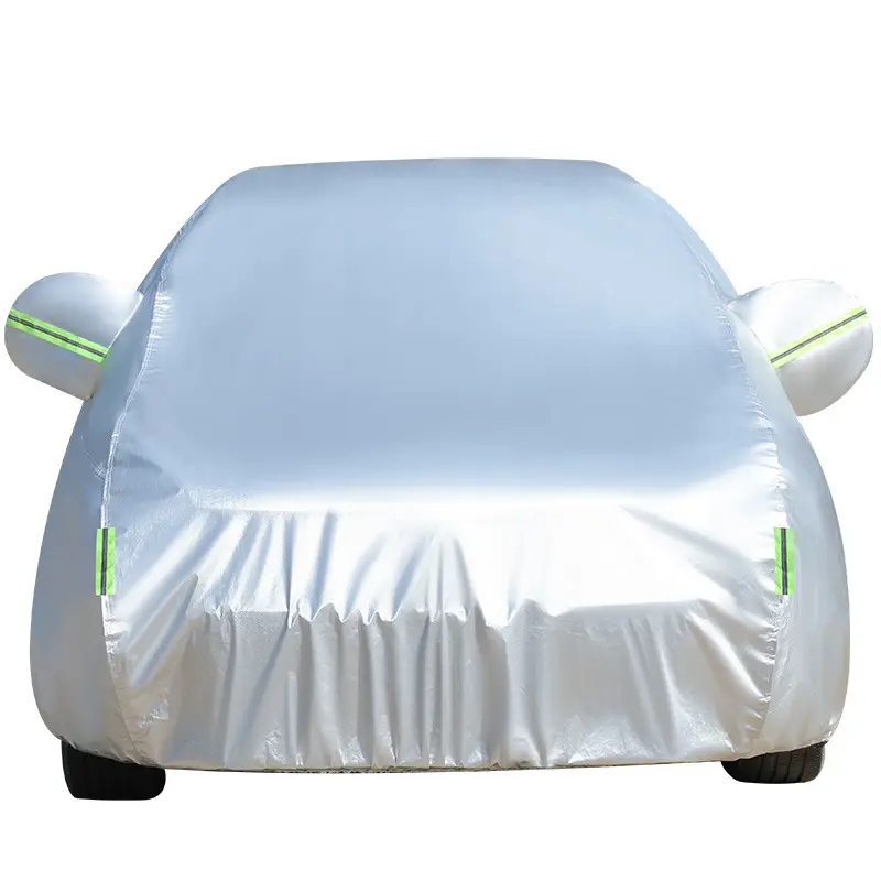 غطاء سيارة خارجي قابل للتخصيص مقاوم للماء والرياح واقٍ من الشمس حماية من جميع الظروف الجوية ملحقات السيارة غطاء سيارة شامل