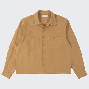 <span class=keywords><strong>Camicia</strong></span> da lavoro <span class=keywords><strong>oversize</strong></span> da uomo in cotone canapa giacche Casual da uomo <span class=keywords><strong>giacca</strong></span> Top sostenibile con tasca - Product Image 1