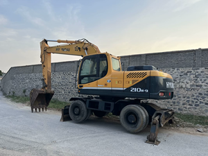 Excavadora de ruedas Hyundai en buen estado hecha en Corea original a la venta Hyundai 210w-9 Excavadora de ruedas Hyundai usada en el R210w-9 - Product Image 6