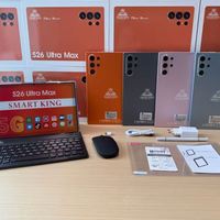 Tablette PC Android 15 Smart King S26 Ultra 10 pouces avec 2 cartes SIM, Wi-Fi, 18+1 To, clavier, souris, étui de protection et accès au Play Store