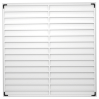 Ventilateur axial de toit en FRP pour la ventilation des fermes avicoles, électrique 110V-415V, montage mural/fenêtre