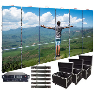 Cho thuê <span class=keywords><strong>LED</strong></span> hiển thị ngoài trời đầy đủ màu sắc <span class=keywords><strong>LED</strong></span> Tường <span class=keywords><strong>p3.9</strong></span> p3.91 <span class=keywords><strong>LED</strong></span> bức tường Video 500x500 mét Die Cast nhôm Màn hình hiển thị - Product Image 1