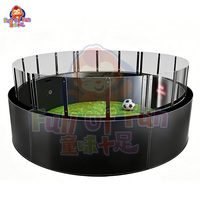 Défi de football en cercle, Football Surge Fast Feet, simulateur de football, jeu de réaction au football LED pour le divertissement