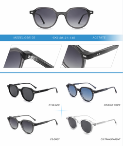 Gafas de Sol Cuadradas Pequeñas de Lujo Personalizadas de Alta Calidad del Fabricante, Gafas de Sol Vintage Retro de Acetato con Lentes Polarizadas y Logotipo Personalizado - Product Image 6