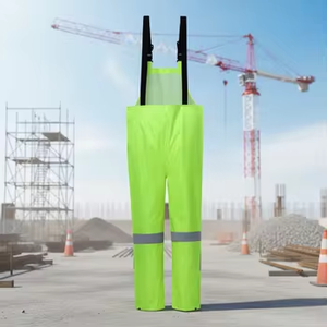 Pantaloni <span class=keywords><strong>di</strong></span> <span class=keywords><strong>Sicurezza</strong></span> Riflettenti Impermeabili in PU, Classe 2 ANSI EN ISO 20471, Personalizzabili, Prezzo <span class=keywords><strong>di</strong></span> Fabbrica Histay - Product Image 4