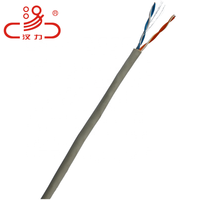 Câble téléphonique extérieur à 4 cœurs 2 paires 1 paire torsadée Cat3 Câble de dérivation de 305m