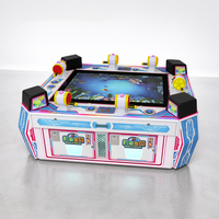 Machine de jeu de pêche à 6 joueurs, jeu vidéo d'arcade à monnayeur pour parc d'attractions et centre de jeux