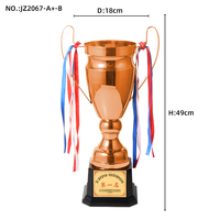 2025 Usine Personnalisé Métal Or Argent Prix Trophées Vente Chaude Trophées D'assurance Personnalisés Fabriqué Prix Trophée Chaud