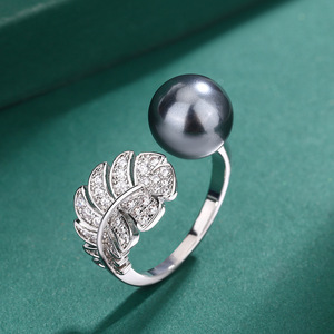 Vente en gros : Boucles d'oreilles clous vintage en argent S925, <span class=keywords><strong>Collier</strong></span> <span class=keywords><strong>Tahiti</strong></span> en zircon, <span class=keywords><strong>Perle</strong></span> d'eau douce naturelle imitation or pour femme - Product Image 5