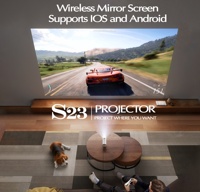 Mini Proyector de Video Inteligente LED de 720P, Cine en Casa Portátil, Sistema Android 12, Proyector LCD