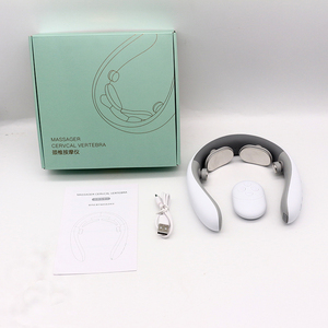 Masajeador de Cuello Eléctrico Inteligente Inalámbrico sin Cables con 10 Modos y 16 Niveles de Vibración, Pulso y Calor para Alivio Profundo del Dolor del Tejido - Product Image 6