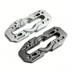 Plaques de fixation en alliage d'aluminium usinées CNC 5 axes sur mesure, haute précision pour le réglage des supports de moto - Product Image 4