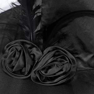 Sombrero de <span class=keywords><strong>bruja</strong></span> de Halloween para adultos, vestido de baile, pluma, rosa, sombrero de <span class=keywords><strong>bruja</strong></span>, Cosplay, producto de Festival fantasma, sombrero, decoración de Cosplay de Halloween - Product Image 4