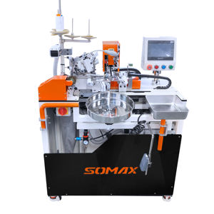 Máquina de Coser Industrial Overlock SOMAX SM-01AT de Alta Calidad y Bajo Costo, Totalmente Automática, para Camisetas, Playeras, Cuello Redondo, Cuello Acanalado - Product Image 1