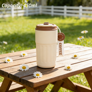 450ml 316 Stainless Steel Coffee Cup + <b>Towel</b> + Keychain Gift Set-Thanksgiving & <b>Christmas</b> Edition - Product Image 4