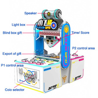 Machine de jeu de frappe au marteau réactive à monnayeur, modèle Iron Mini Whack Mole, pour enfants, avec fonction de récompense