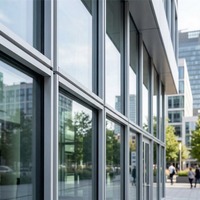 Perfil de Aluminio para Ventanas y Puertas, Extruido con Rotura de Puente Térmico, Aislado para Muros Cortina, Ventanas Corredizas y Abatibles