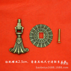 Chengyu M089 Antique Bronze Cabinet Handle Round 6cm European Style <b>Drawer</b> Pull Zinc Alloy Durable Furniture Hardware - Product Image 3