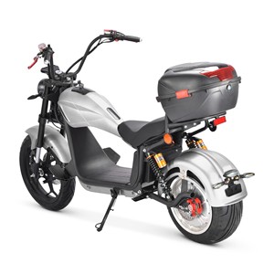 Motocyclette EEC 60v été OEM Mototec gros pneu Lithium scooter électrique noir motos électriques pleine grandeur - Product Image 4