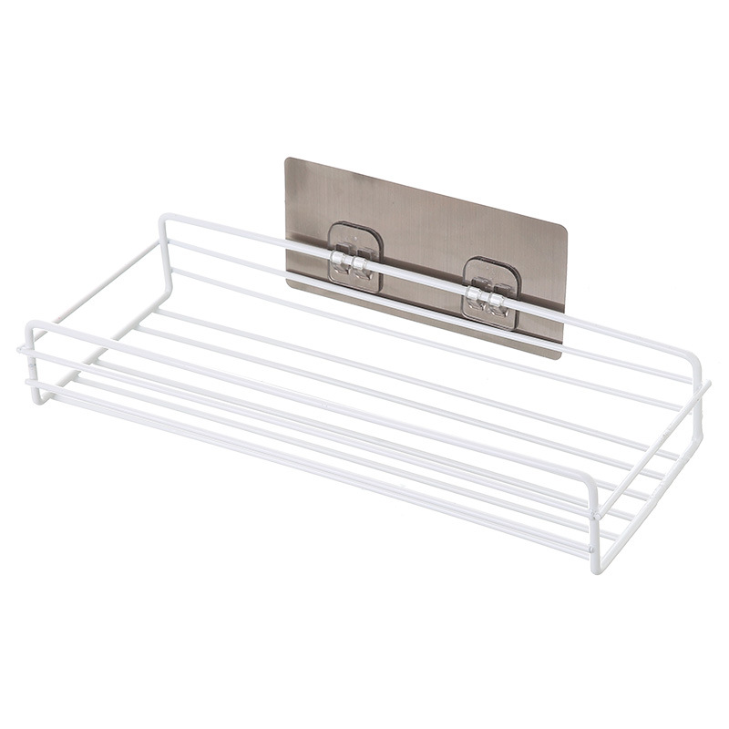 Wall Mounted Bathroom Shelf Storage Rack Organizer Basket Shower Caddy Bathroom Shelves