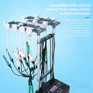 Machine à permanente professionnelle avec contrôle intelligent de la température et dispositif de coiffage numérique sécurisé - Product Image 6
