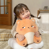 Oso de Peluche Personalizado con Peso, Juguete de Peluche de Oso Marrón, Almohada de Peluche, Regalos para Niños y Niñas
